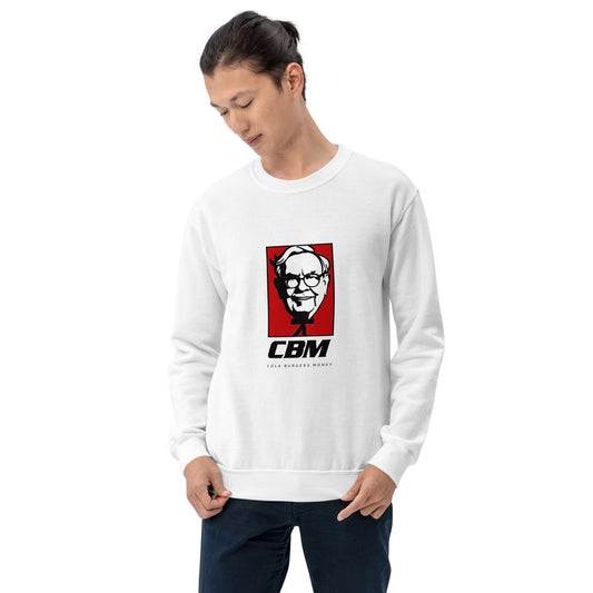 Warren Buffett "Cola, Burgers, Money" - sweatshirt