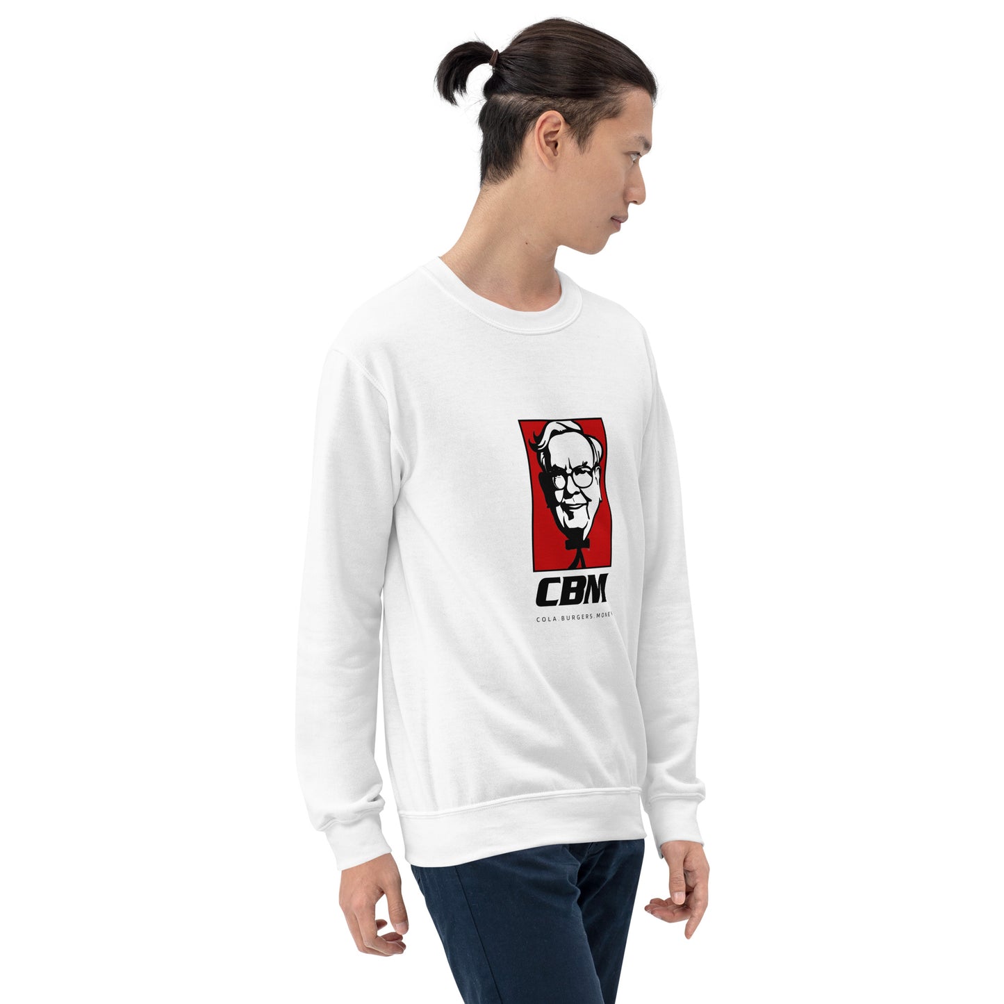 Warren Buffett "Cola, Burgers, Money" - sweatshirt