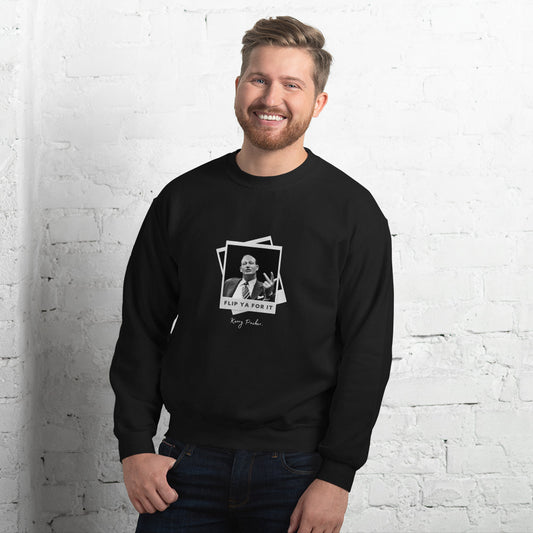 Long Sleeve Sweatshirt (Kerry Packer Flip Ya For It)