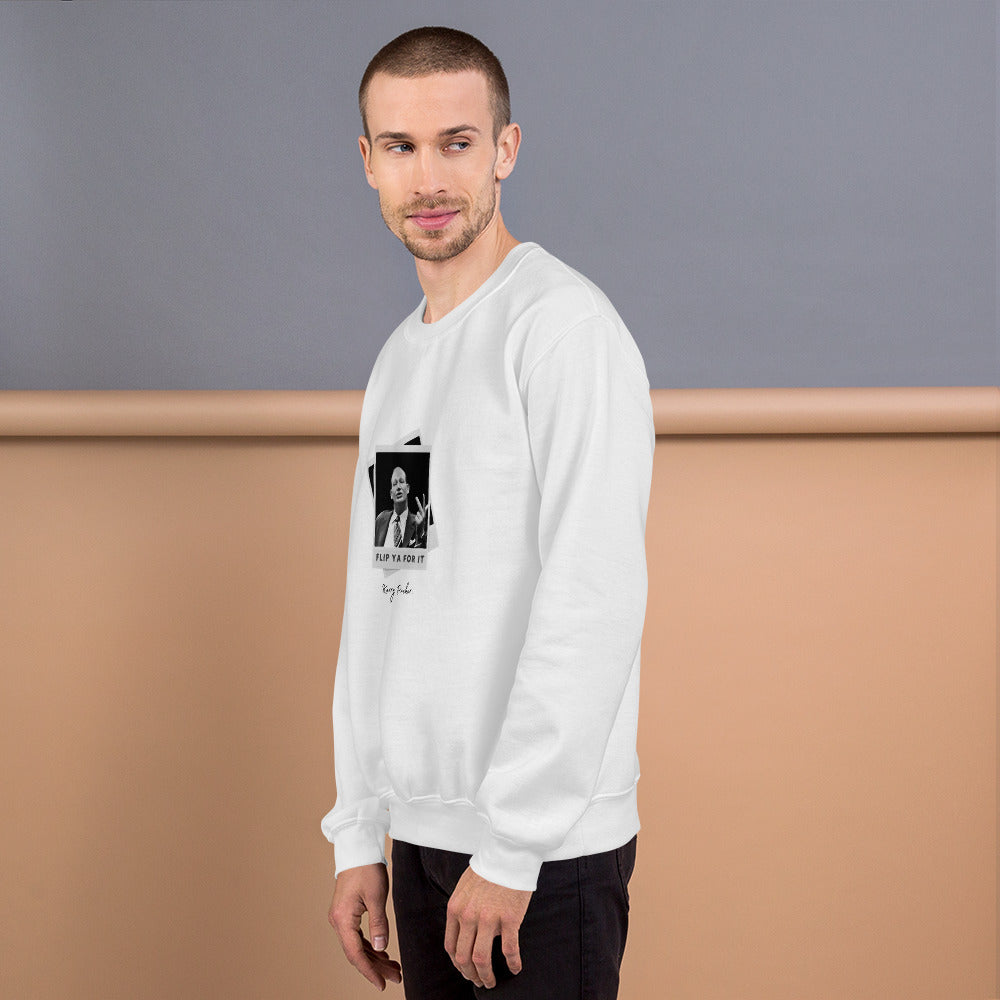Long Sleeve Sweatshirt (Kerry Packer Flip Ya For It)