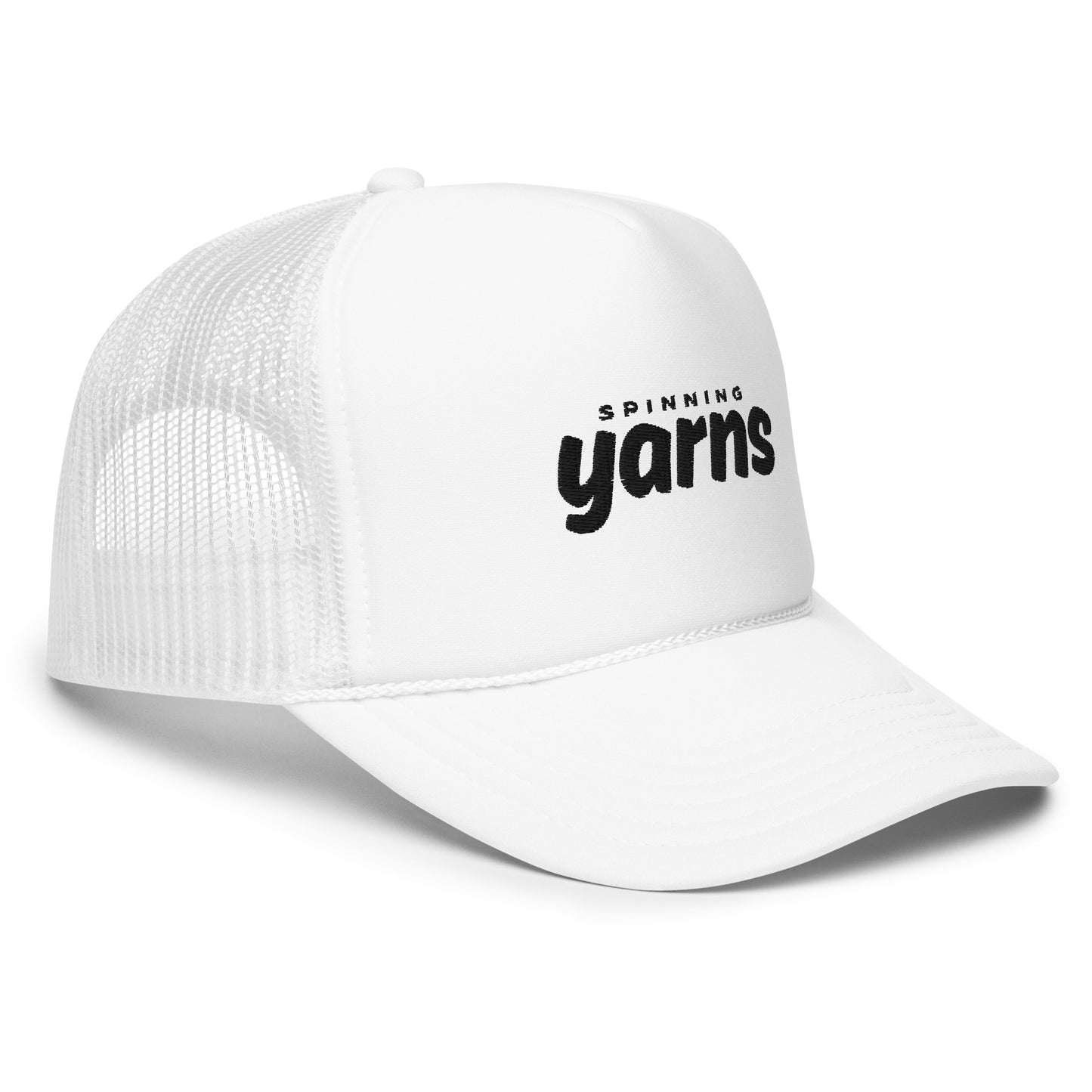 Black on White - Yarns Trucker Hat